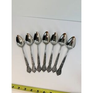 Versailles by MSI Japan Stainless Steel Set of 7 Oval Soup Spoons 7 3/8"